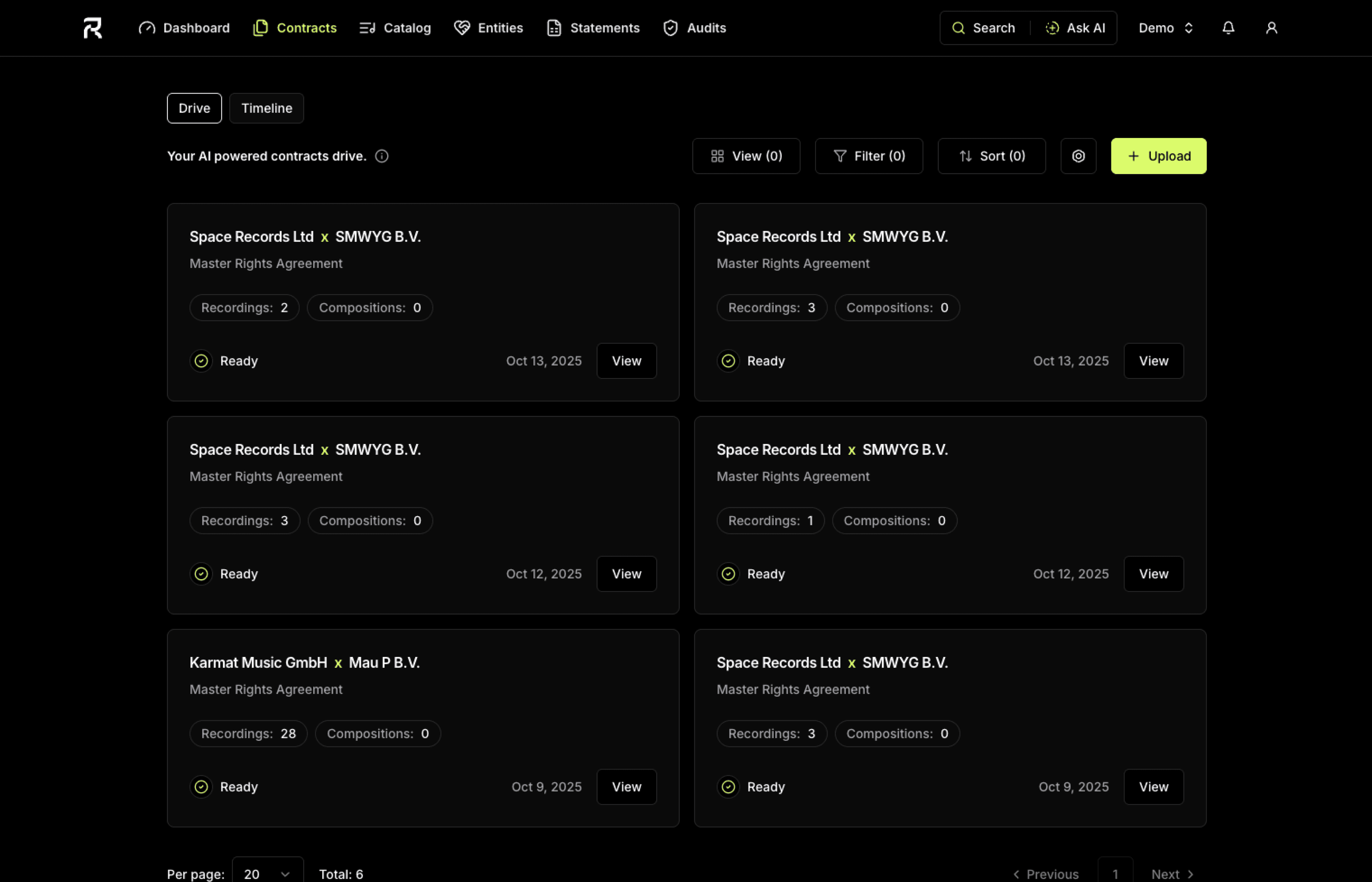 Store, extract, and automate your contract data